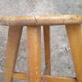 Stool wood 4 feet compass