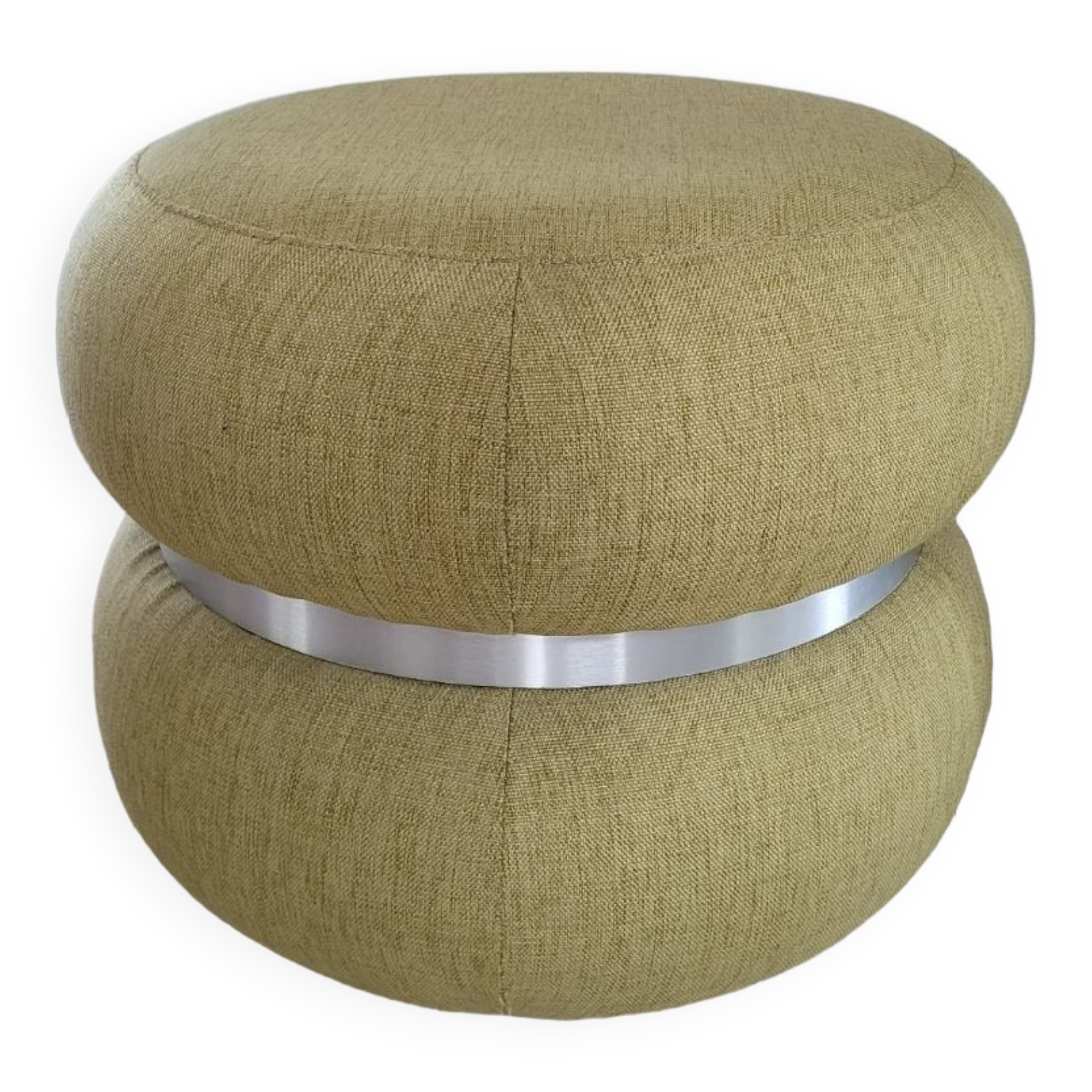Vintage round pouf