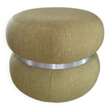 Pouf rond vintage