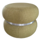 Vintage round pouf