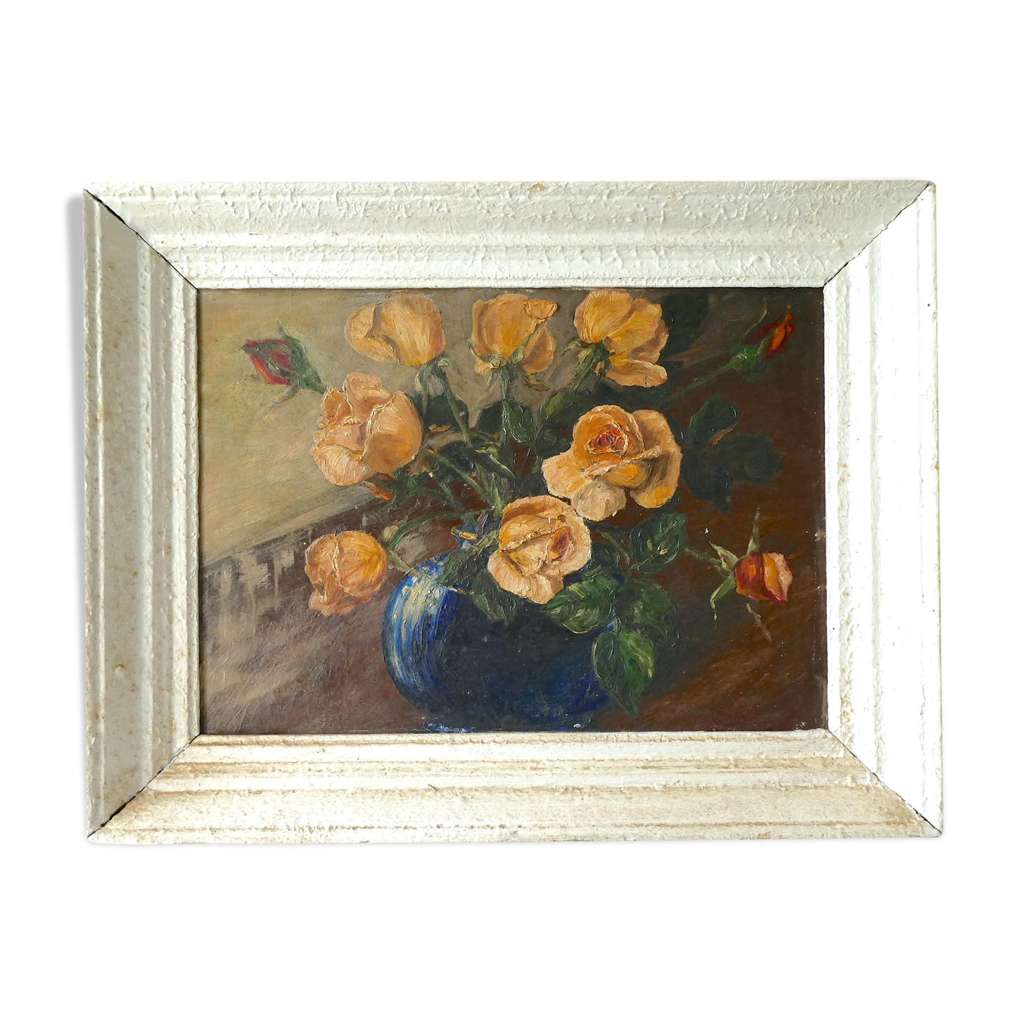 Painting, still life, flower, roses bouquet