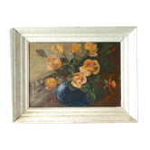 Painting, still life, flower, roses bouquet