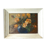 Tableau, nature morte, bouquet de fleurs, de roses