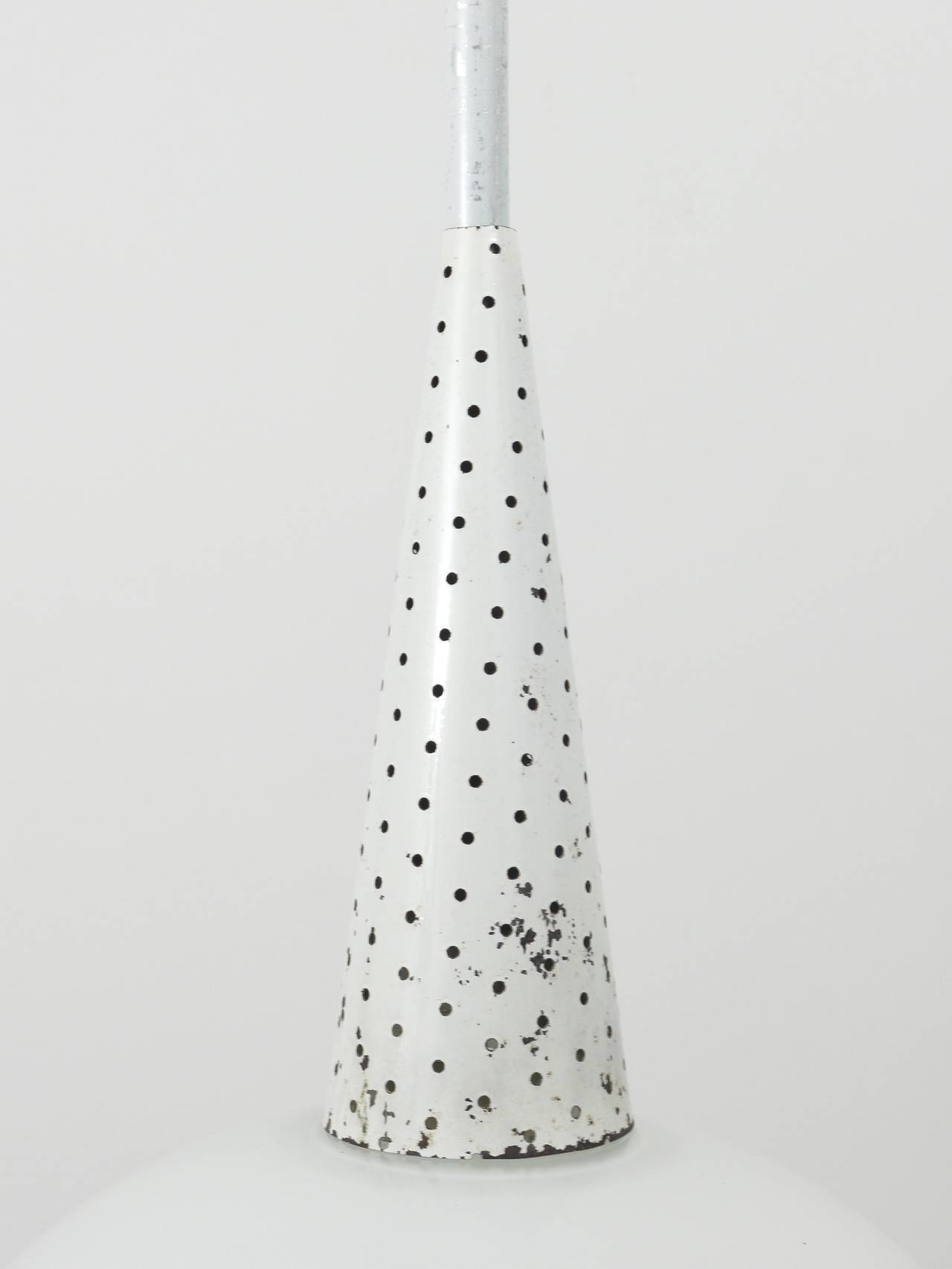Perforated suspension Mathiew Matégot midcentury, Holophane, France, 1950s