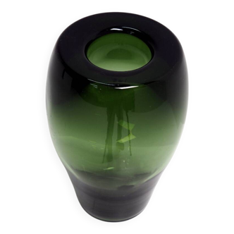 1930s Green Vase by Andries Copier for Glasfabriek Leerdam