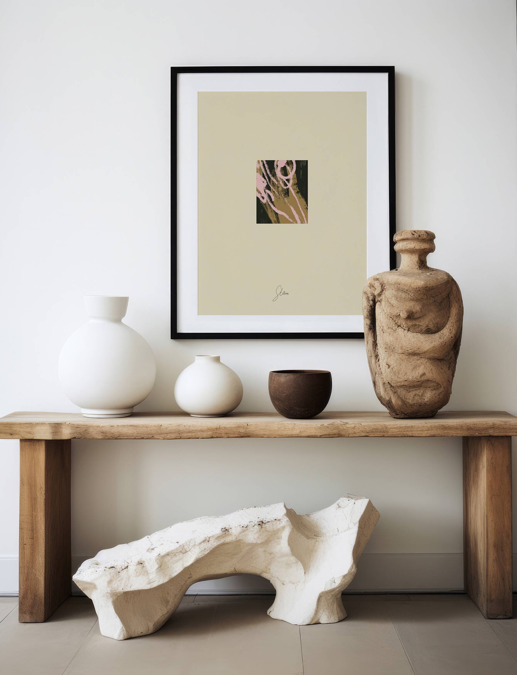 Abstract modern giclee print, 50x70cm