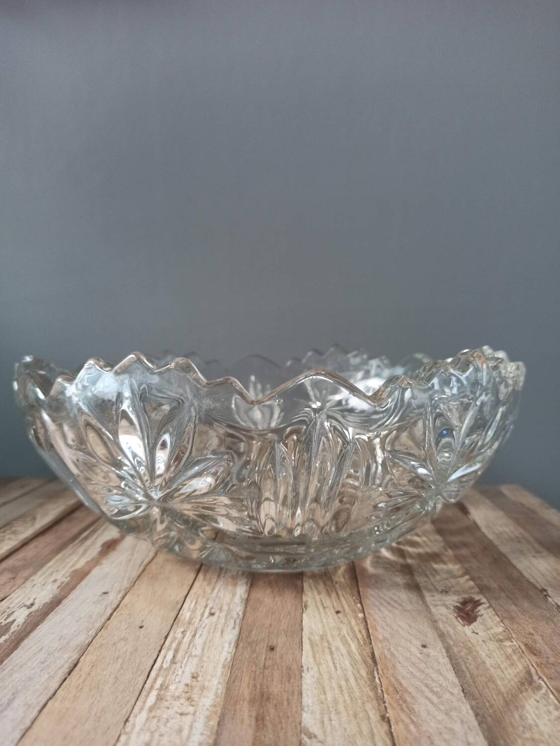 Saladier en cristal