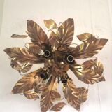 Floral metal ceiling lamp design MM Lampadari 70s