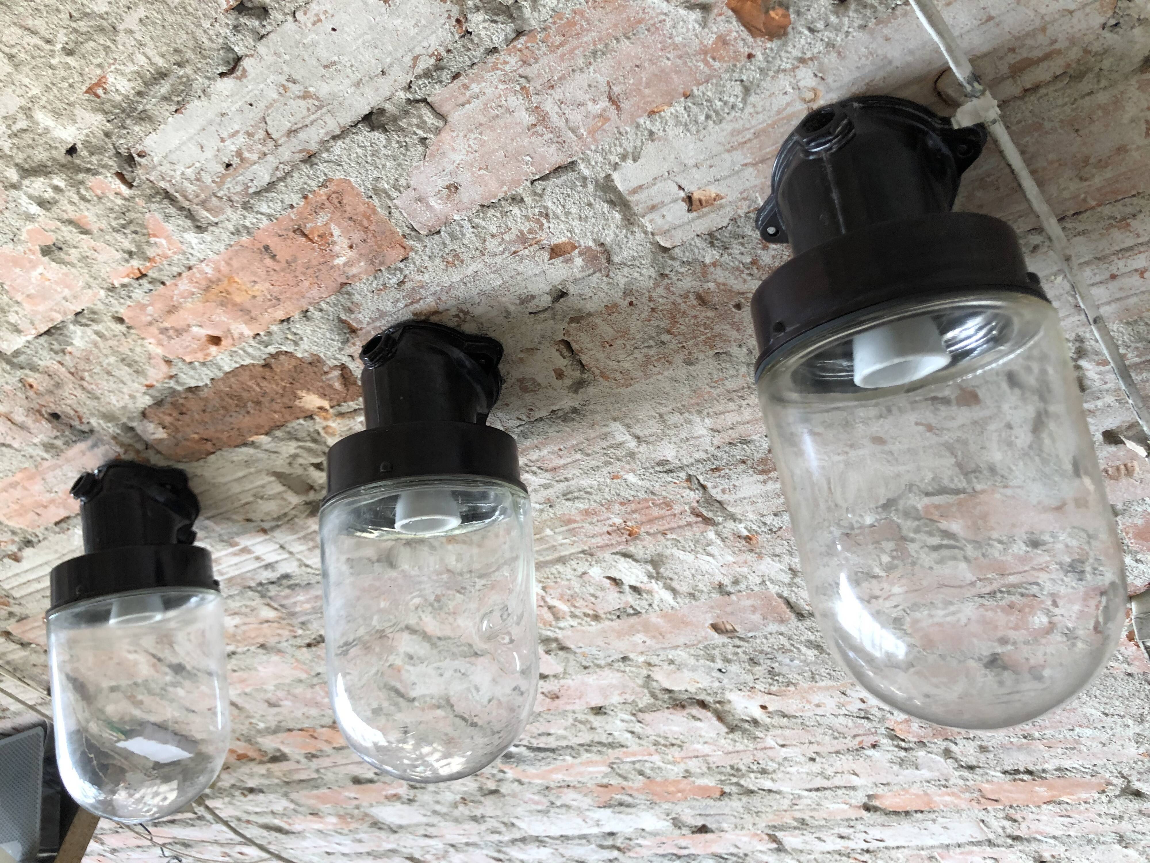 Vintage industrial model 13711 sconce from Czechia Elektrosrit, 1970s