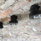 Vintage industrial model 13711 sconce from Czechia Elektrosrit, 1970s