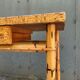 Vintage cork and rattan desk