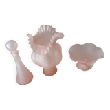 Glass paste vases and carafes