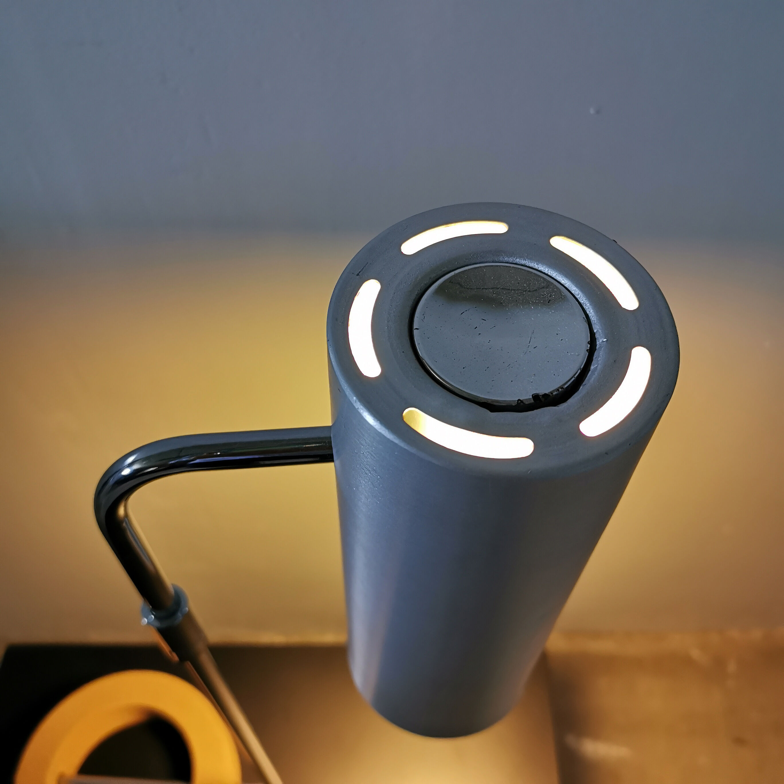 Swiss aluminium lamp, Baltensweiler, 1970