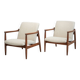 Fauteuils Edmund Homa GFM-64 Mid-Century – Design polonais des années 1960 restauré, 2