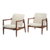 Fauteuils Edmund Homa GFM-64 Mid-Century – Design polonais des années 1960 restauré, 2
