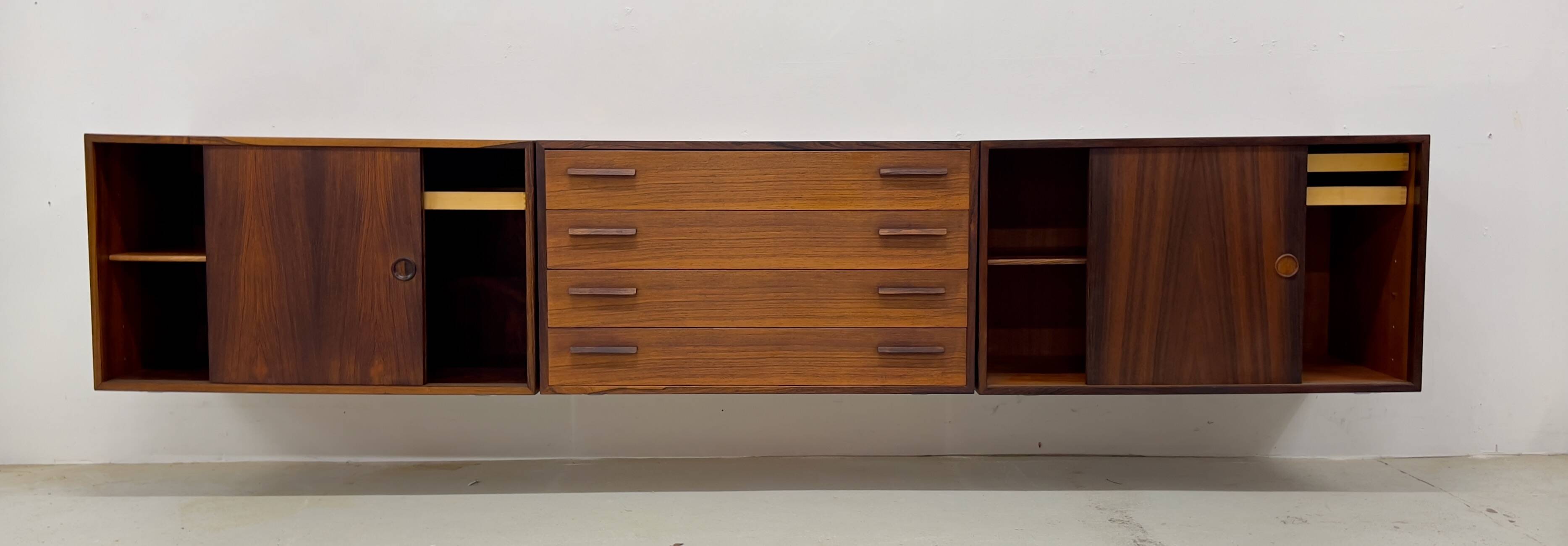Enfilade murale par Kai Kristiansen pour Feldballes, 1960