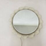Vintage Lucite wall mirror with backlight , 1970’s , Germany