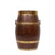 Antique Coopered Hallway Barrel, Dutch , Oak, Brass, Stick, Umbrella, Stand