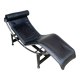 Chaise longue LC4 Cassina Vintage, Charlotte Perriand, Le Corbusier et Pierre Jeanneret années 1960