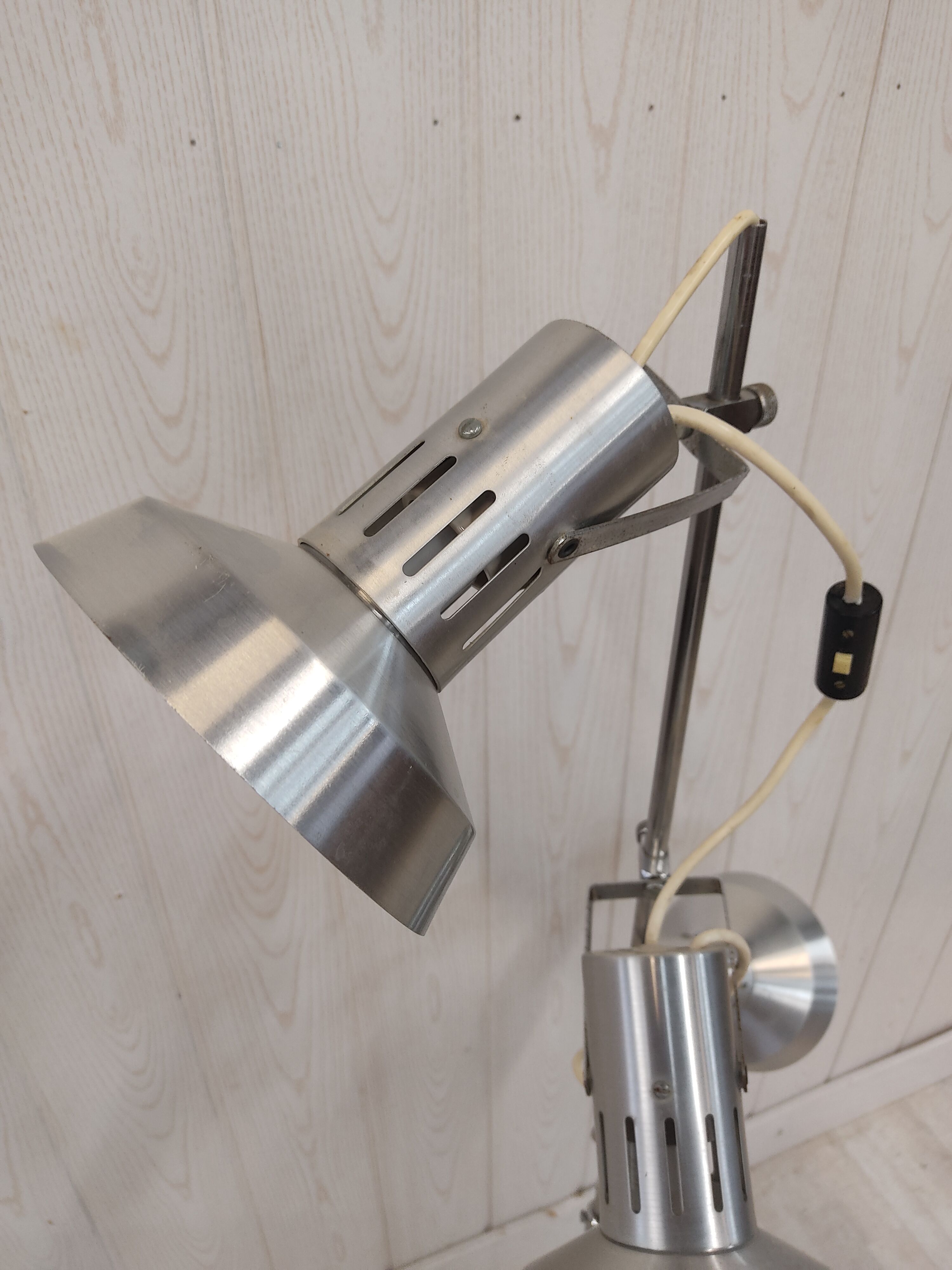 Floor lamp 3 spots vintage 70s chrome