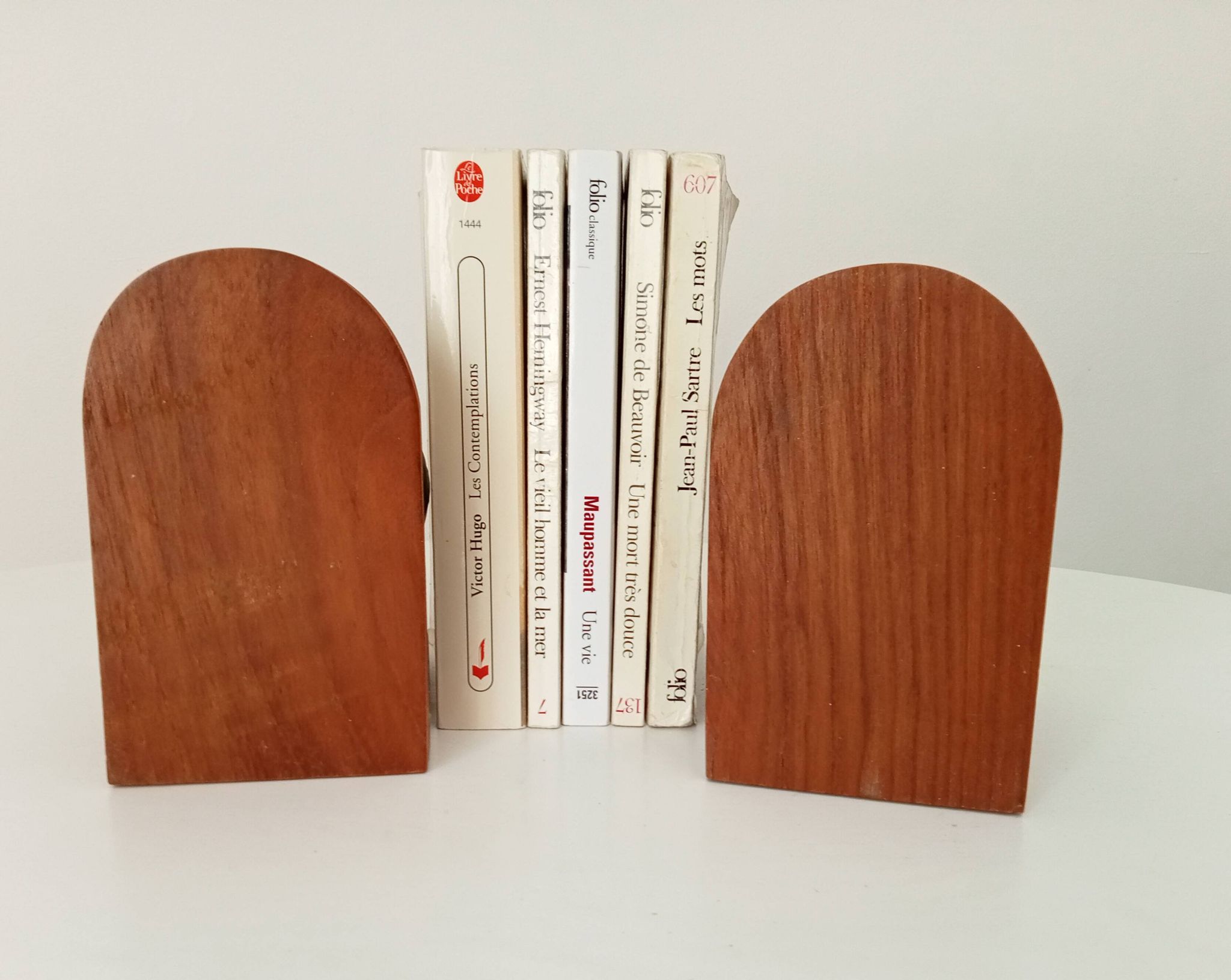 Pair of vintage World Map bookends 60s/70s