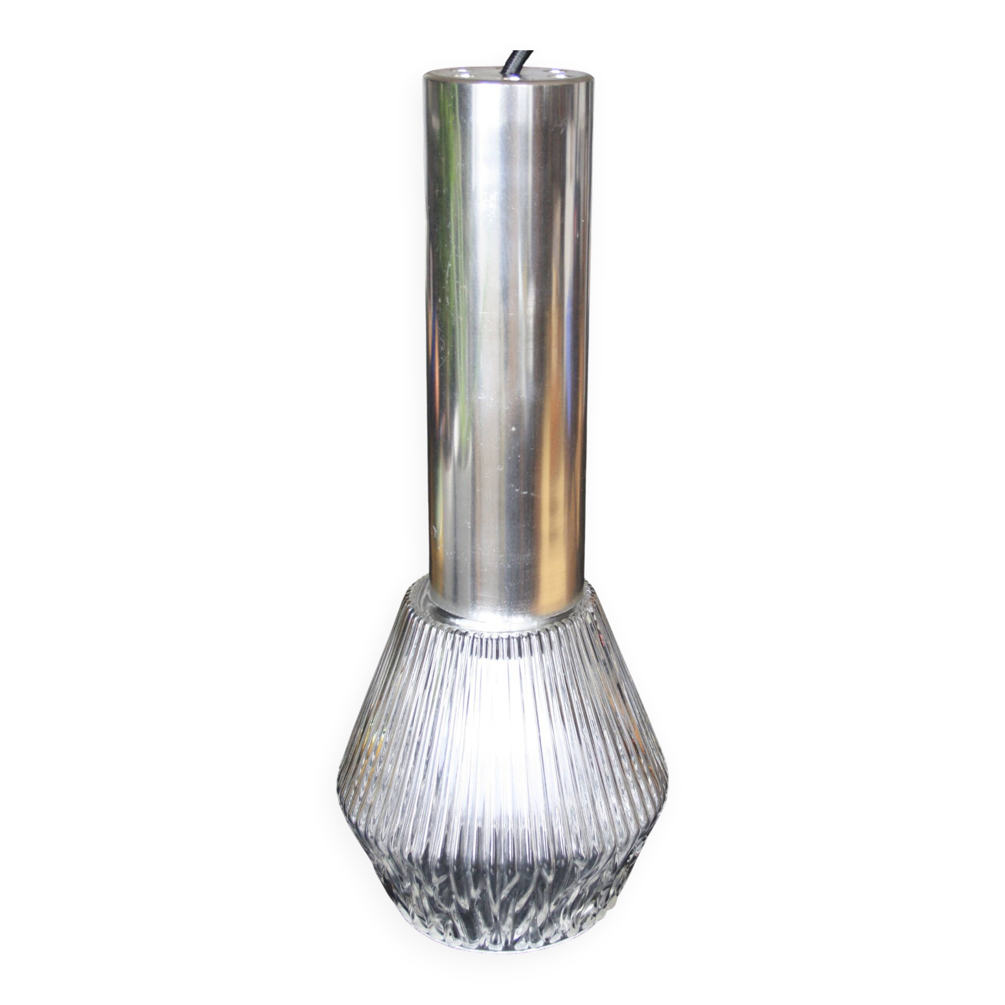 Glass & chrome suspension