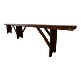 XL vintage solid wood bench / bench