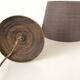 Classic bronze dolphin lamp" Louis XV style
