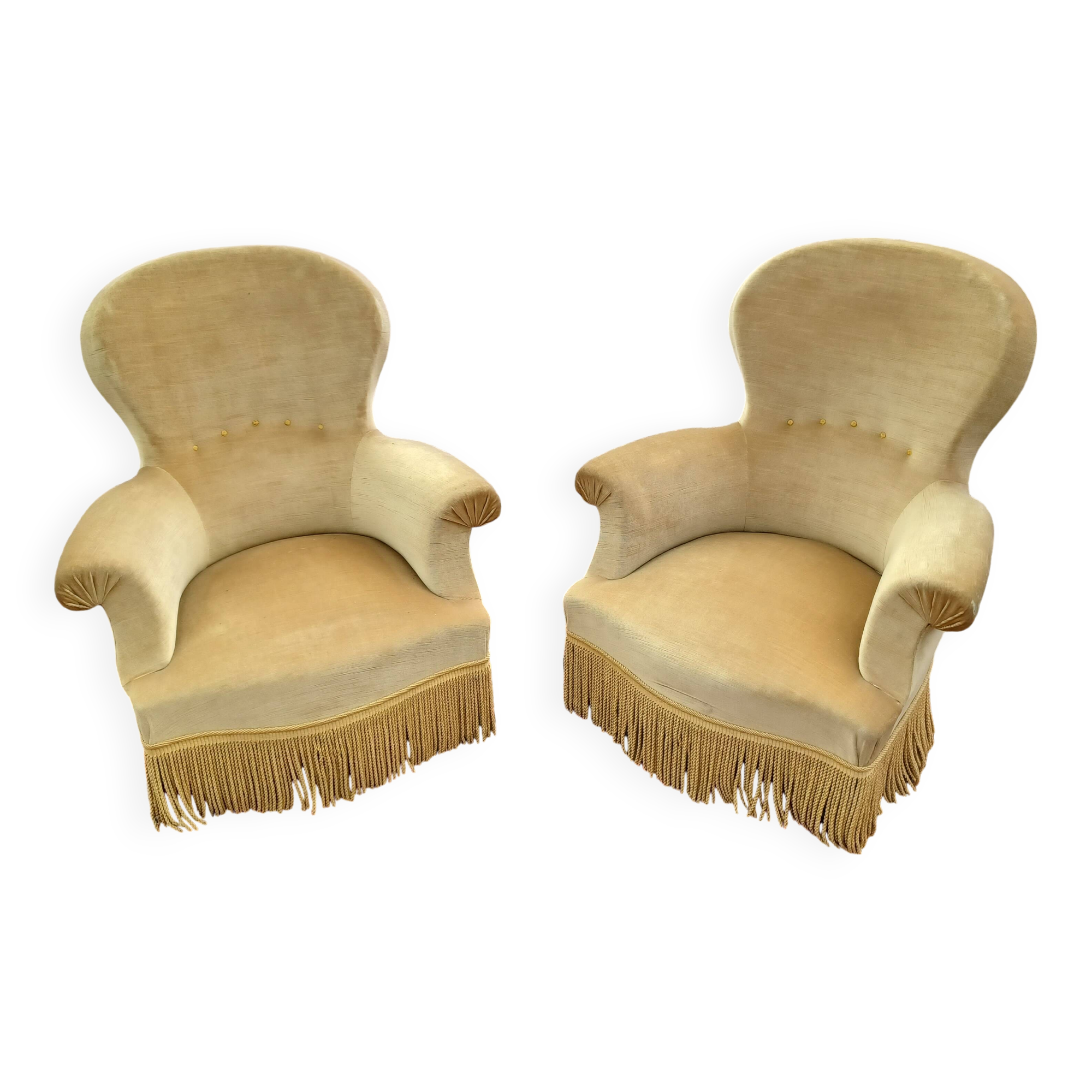 Bergere armchairs