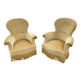 Bergere armchairs