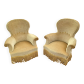 Bergere armchairs