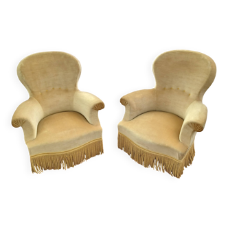 Bergere armchairs
