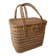 Panier en feuilles de palmier tressées