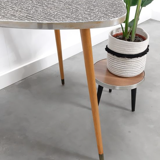 Black and white vintage coffee table