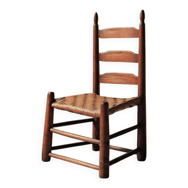 Chaise basse de style Shaker,  États-Unis, vers 1900
