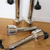 4 German portable lamps / suspensions 1970