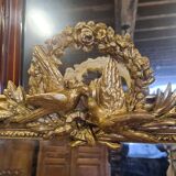 Golden mirror with doves