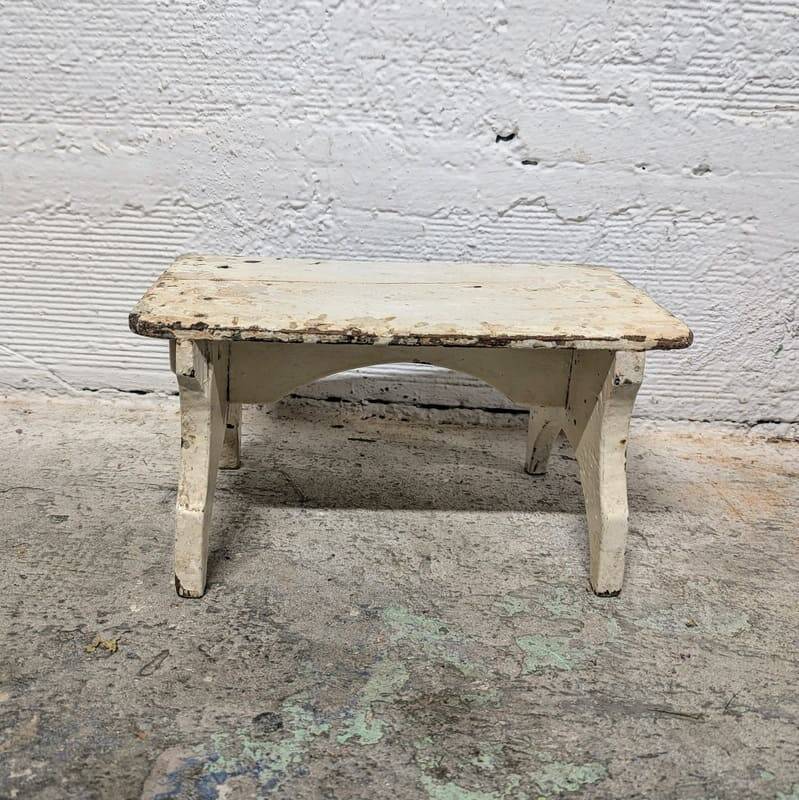 Small wooden stool / footrest