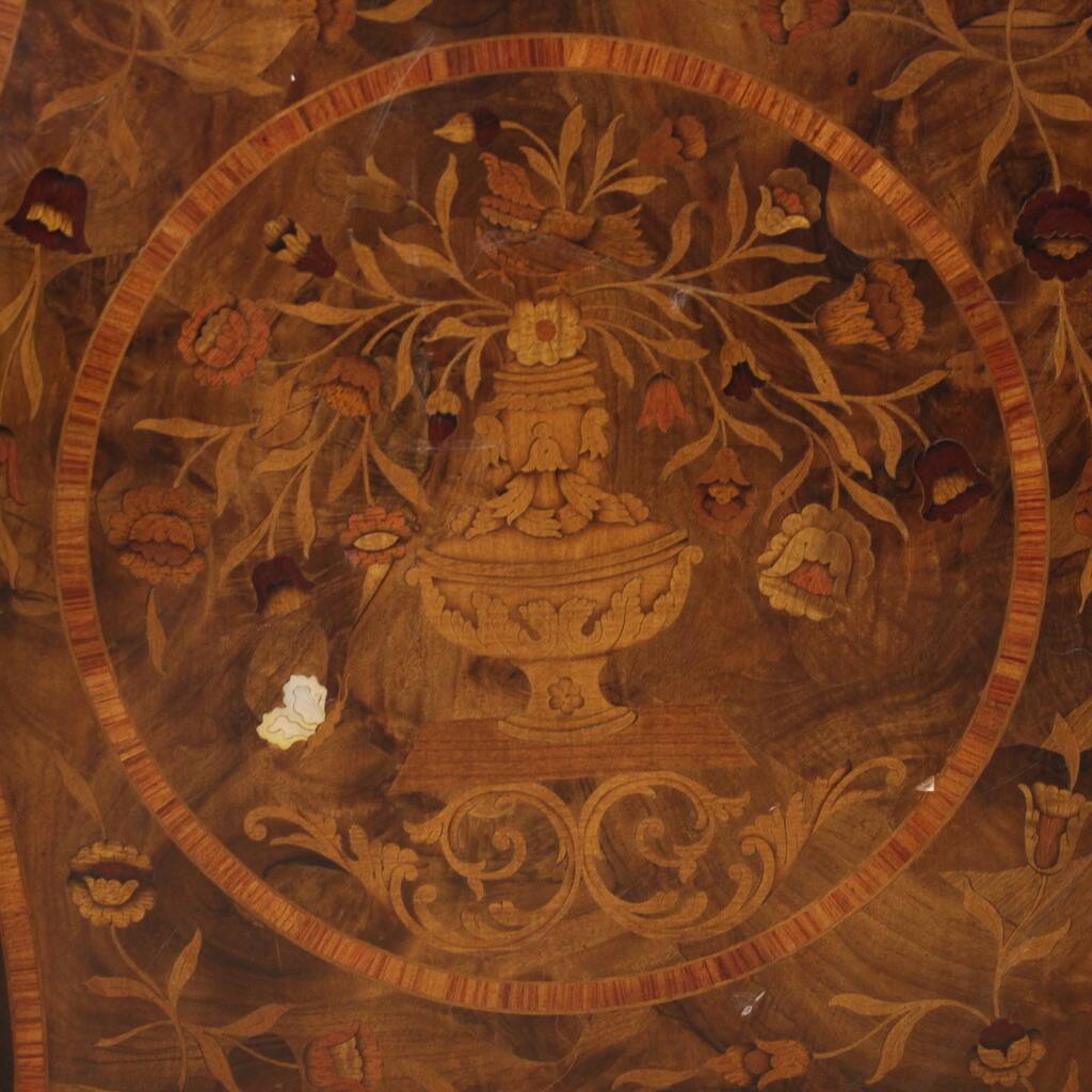 20th century Dutch inlaid trumeau