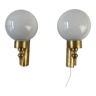 Pair of vintage philips old wall lamps