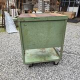 Workshop trolley with one metal drawer