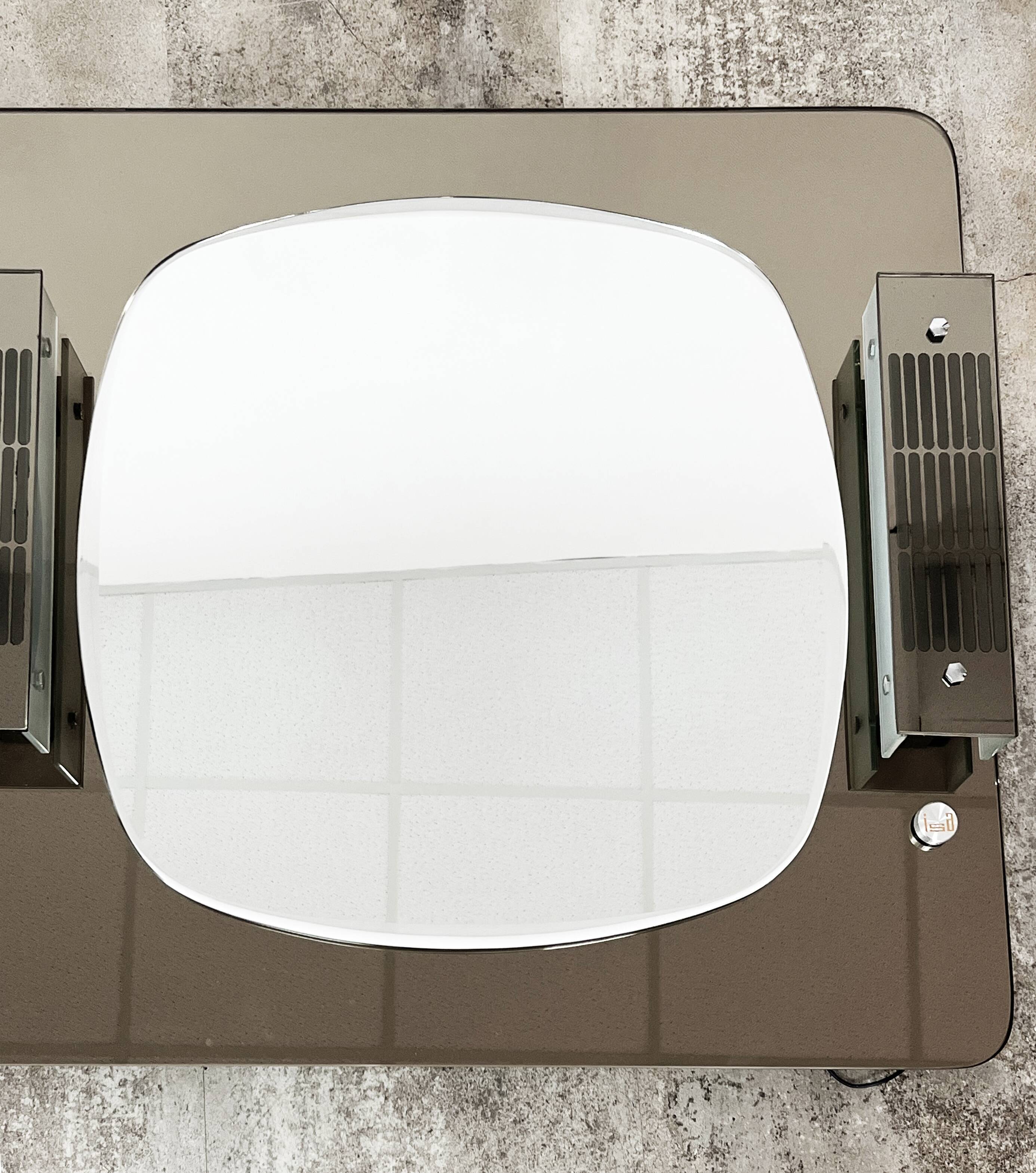 Miroir double glace vintage années 70