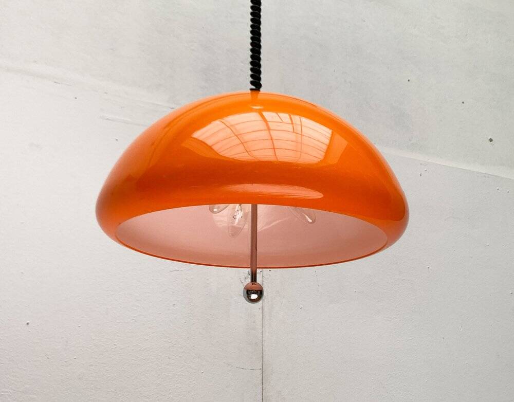 Space Age Pendant Lamp Cabras by Luigi Massoni for Guzzini, 1960s