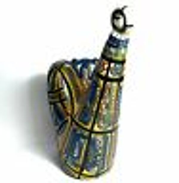 Céramique 50 Keraluc important pichet  décor abstrait 32 cm