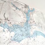 Map of Finistère and Morbihan Atlantic coast France