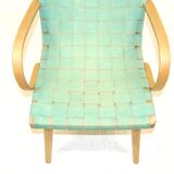 Fauteuil en hêtre, Suède, 1970