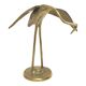 Vintage brass heron