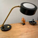 Articulated desk lamp Jumo 900 vintage brass 60s