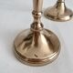 Antique candlesticks candlesticks baluster in brass copper