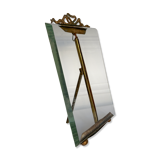 Brass frame and beveled glass